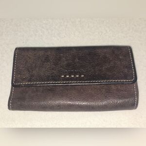 Fossil Brown Leather Wallet